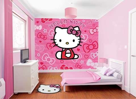 Fotomural Infantil Hello Kitty